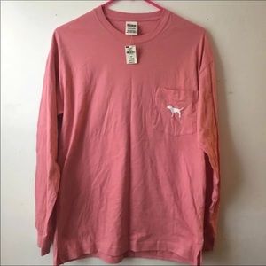 Pink Victoria’s Secret long sleeve tee